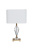 Лампа настольная стеклянная (белый абажур) 22-88232